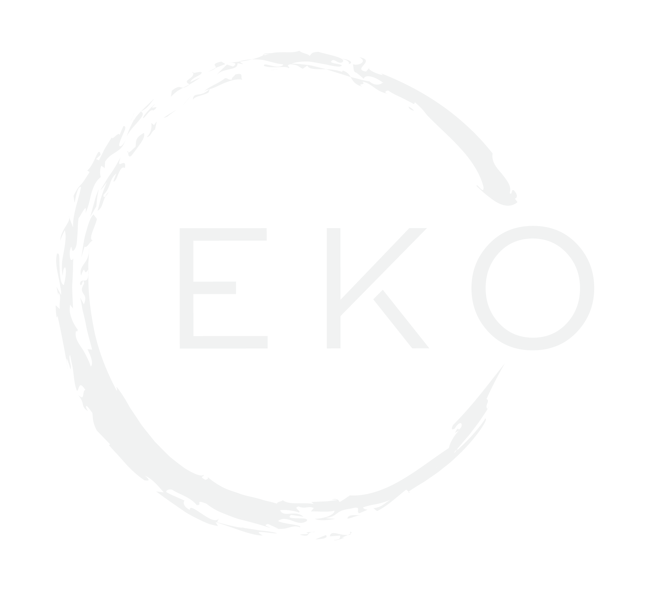 eko circle logo white